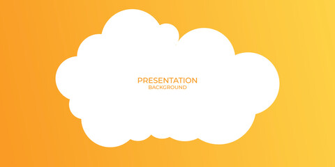 White yellow blue pink abstract cloud wave presentation background