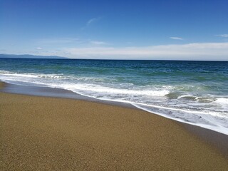 beach and sea