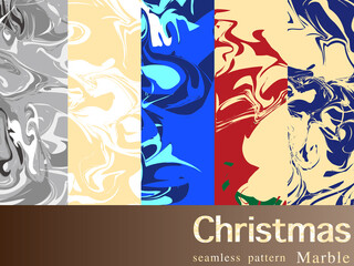 Fototapeta premium クリスマス イメージ カラー シームレス スウォッチ マーブル