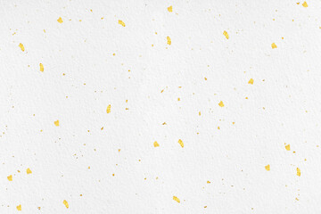 白地の和紙背景テクスチャ金箔