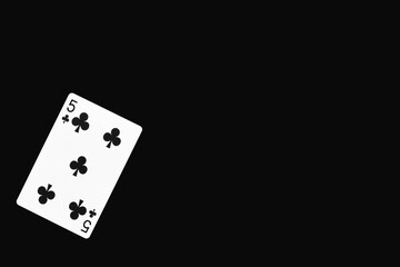トランプ　クラブ　5　素材
