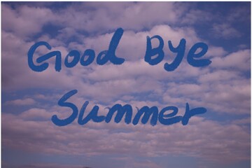 Goodbye summer
