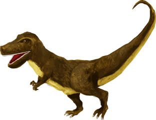 ティラのサウルスのリアルなイラスト