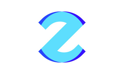 EZ letter for monogram logo