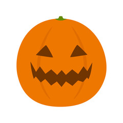 Fototapeta premium ハロウィンのジャック・オー・ランタンのイラスト。