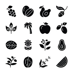 Organic Fruit icons