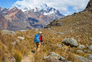 Fototapeta premium Hike in mountains