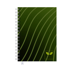 notebook and notepad with corporate designs