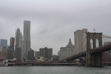Fototapeta na wymiar Brooklyn Bridge Dumbo New York Manhatten 