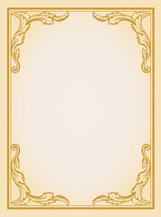 アンティーク風フレーム。ロココ、バロック風