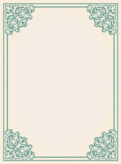 アンティーク風フレーム。ルネサンス、ゴシック風