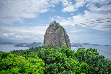 Fototapeta na wymiar Sugar bread Mountain, Rio de Janeiro Brazil