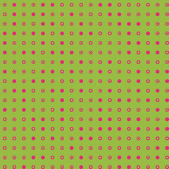 Abstract Color Halftone Dots generative art background illustration