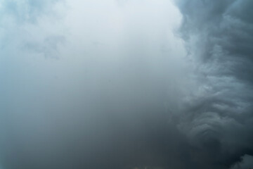 The sky before a storm, black background, awesome Phuket, Thailand.