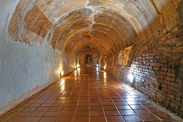 A buddha in the old tunnel.
