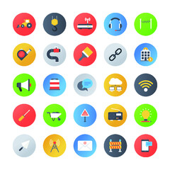 Bundle OF Flat Rounded Icons