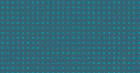 Abstract Color Halftone Dots generative art background illustration