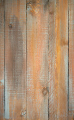 Background from wooden light brown horizontal vintage boards, as an abstract texture, copy space.