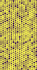 Abstract Color Halftone Dots generative art background illustration