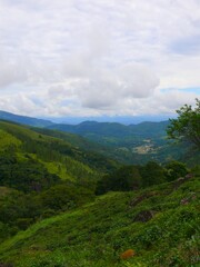 Fototapeta na wymiar Indian subcontinent, Sri Lanka (Ceylon), mountain knuckles ranges
