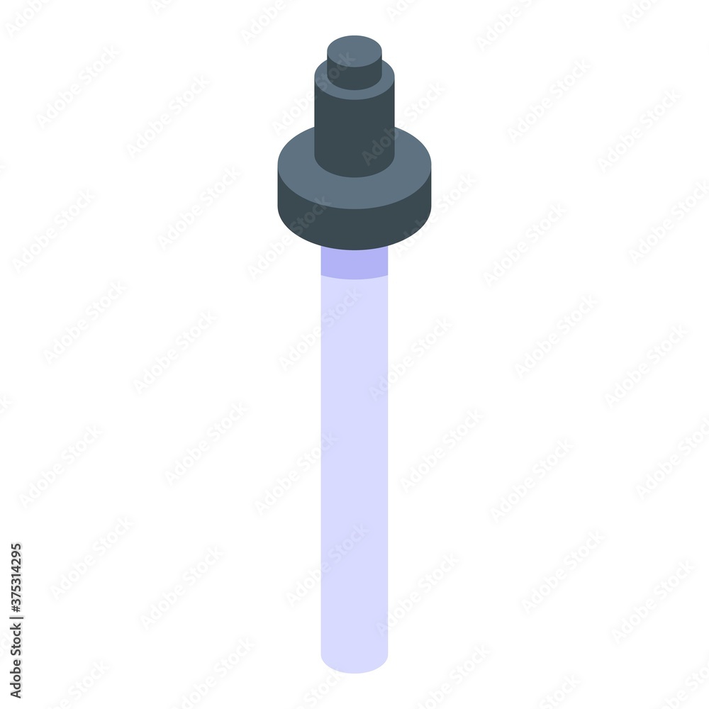 Poster essential oils pipette icon. isometric of essential oils pipette vector icon for web design isolated