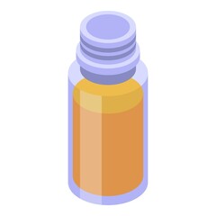Potion essential oils icon. Isometric of potion essential oils vector icon for web design isolated on white background