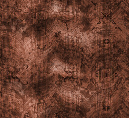 Grunge Wavy Stripes Zigzag Dusty Surface Pattern Perfect for Interior Design Allover Print to Fabric Trendy Colors Rustic Surface