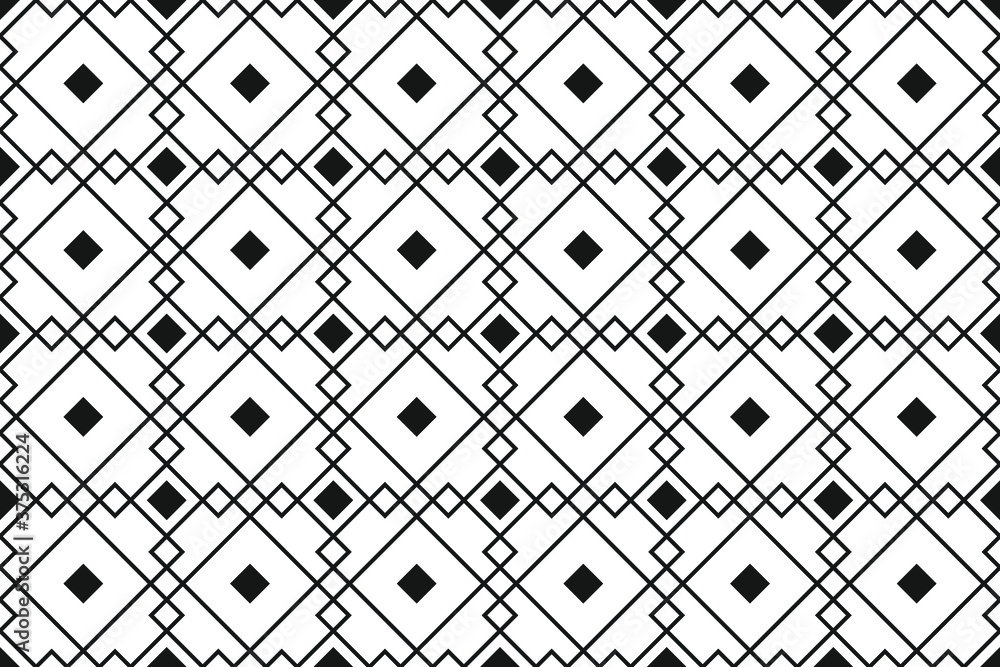 Poster geometric seamless pattern with lines. lattice design.