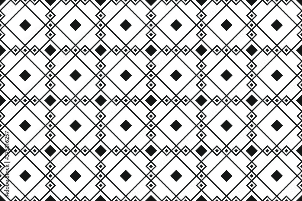 Poster geometric seamless pattern with lines. lattice design.