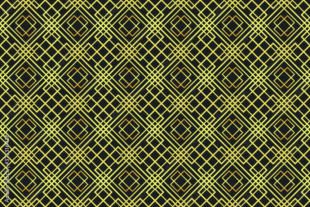 Poster geometric seamless pattern with lines. lattice design.