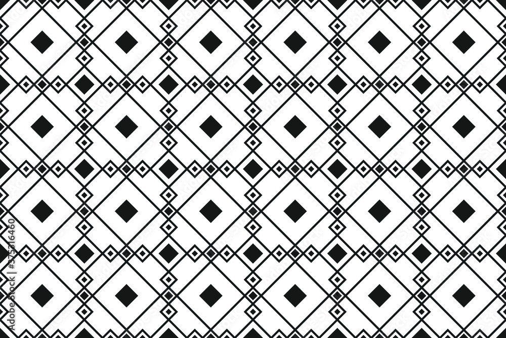 Poster geometric seamless pattern with lines. lattice design.