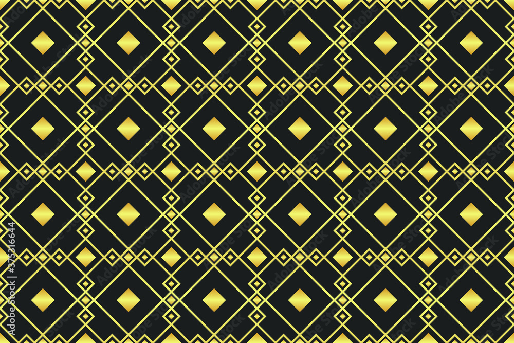 Poster geometric seamless pattern with lines. lattice design.