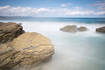 Las catedrales beach in galicia, spain