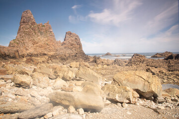 Fototapeta premium beach in asturias coast , spain