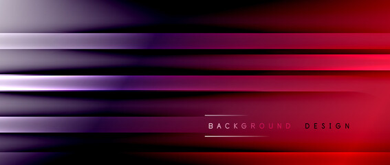 Bright gradient neon lines abstract background