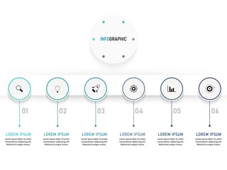 Business data visualization. Process chart. Abstract elements of graph, diagram with steps, options, parts or processes. Vector business template . Creative concept for infographic. 