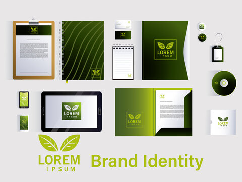 organization of elements for brand identity in companies