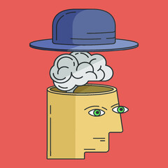 Brain activity concept