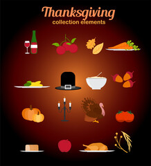 material set collections elements thanksgiving