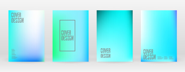 Pastel Soft. Vibrant Blue, Teal, Neon Concept.