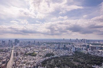 六本木ヒルズスカイデッキからの風景