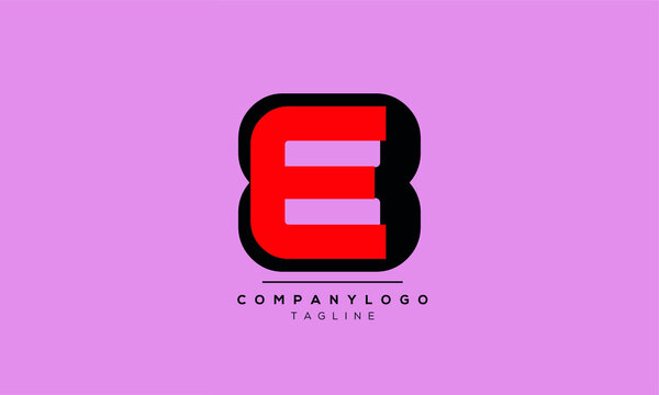 Alphabet letters Initials Monogram logo  e8,8e