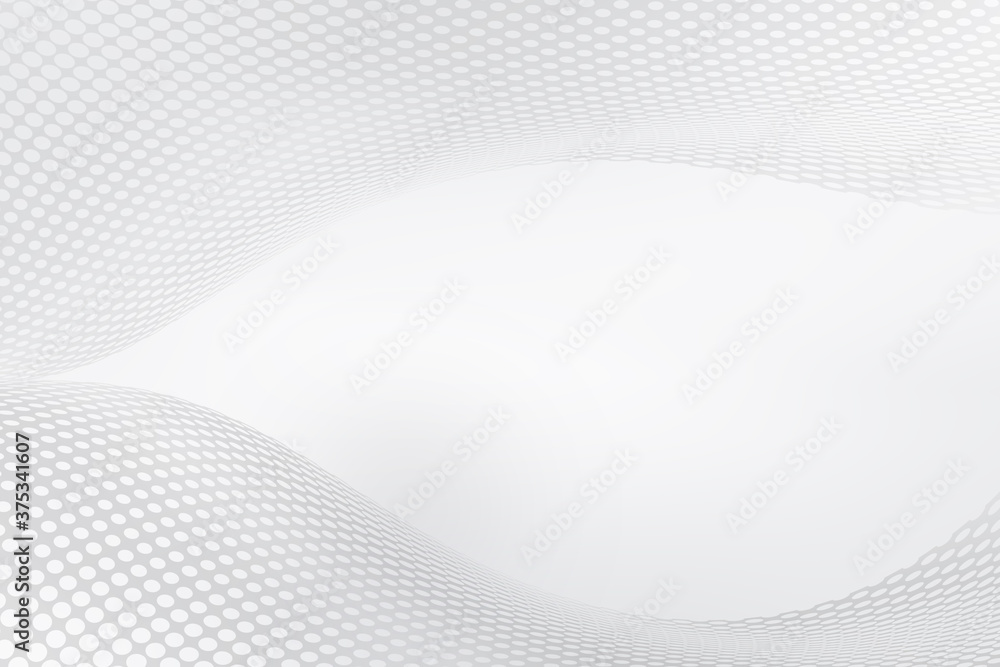 Poster futuristic white net background. elegant modern interface design. grey tone gradient with fluid flow