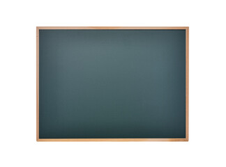 Blank school board isolated on white background.