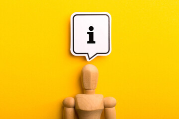 Information Concept On Yellow Background