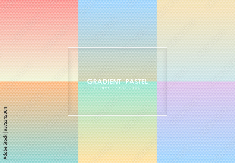 Poster abstract pastel gradient colorful design of square pattern design copy space of text background. ill