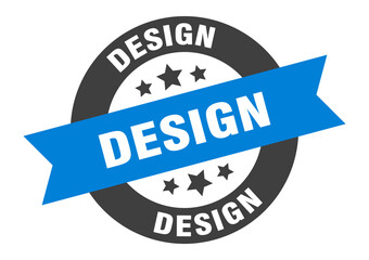 Fototapeta premium design sign. round ribbon sticker. isolated tag