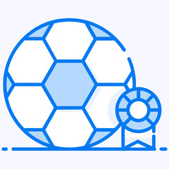 
Modern style icon of football, editable vector 
