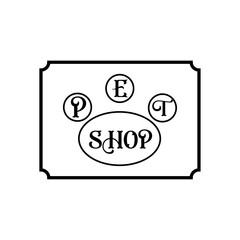 Simple Pet Shop logo for Pet Shop.