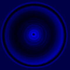 Magnetic radiating pattern with blue shade symmetry concentration circles